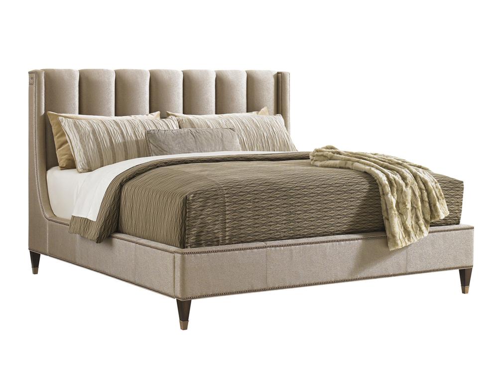 Inverness upholstered shop platform bed