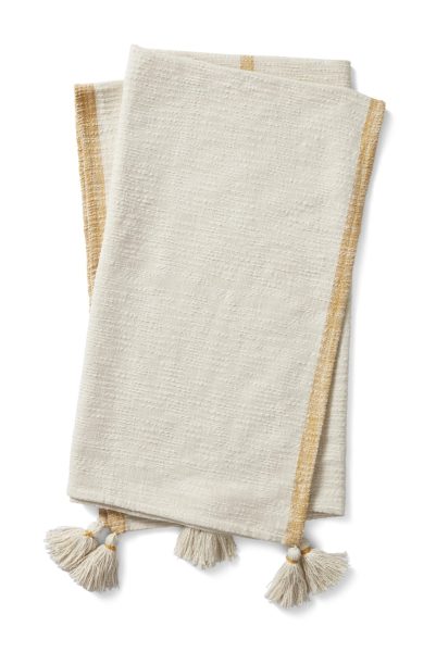 Finn Ivory/Ochre Throw