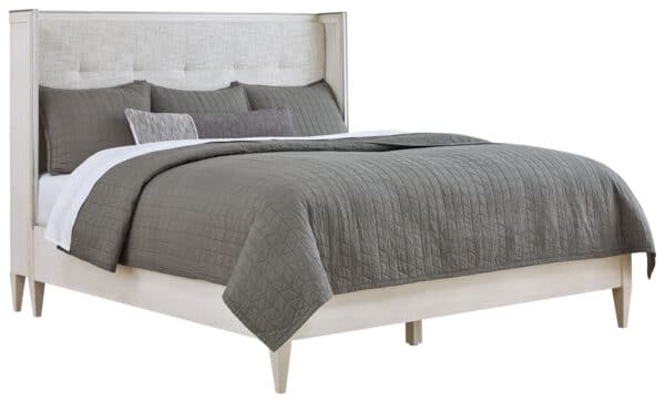 Camille Bed - Limestone, Linen, King