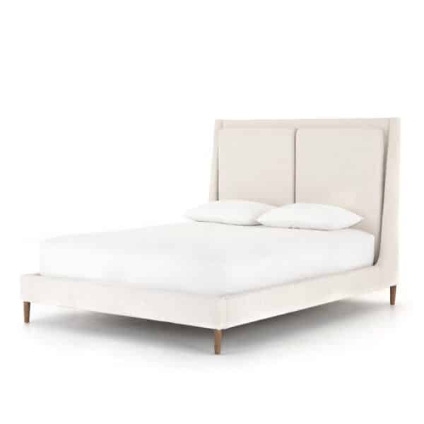 Potter Bed - Dover Crescent, Distressed Natural, Queen