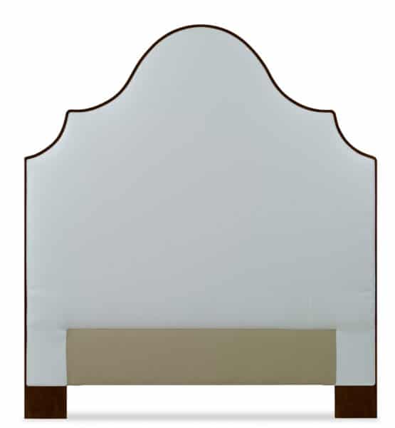Lafayette Wood Trim Upholstered Queen Headboard