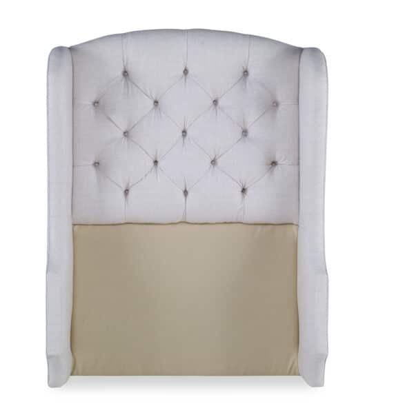 Fully Upholstered Wing Tall Twin Headboard