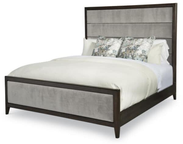 Aria Queen Bed with Upholstered Headboard and Footboard