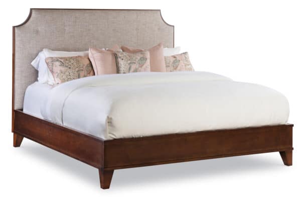 Burbank Wood Trim Upholstered California King Bed