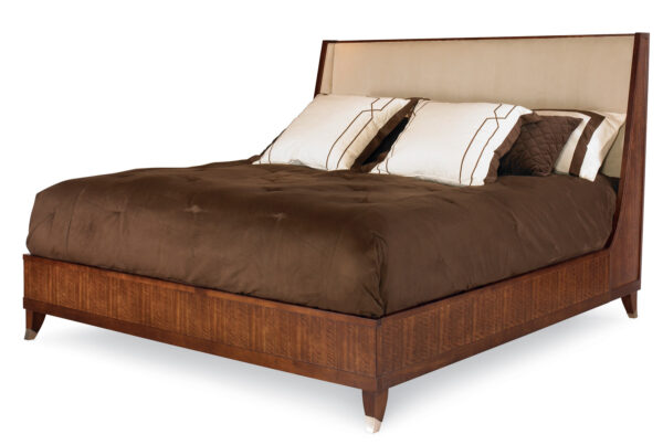 Omni King Bed with Upholstered Headboard