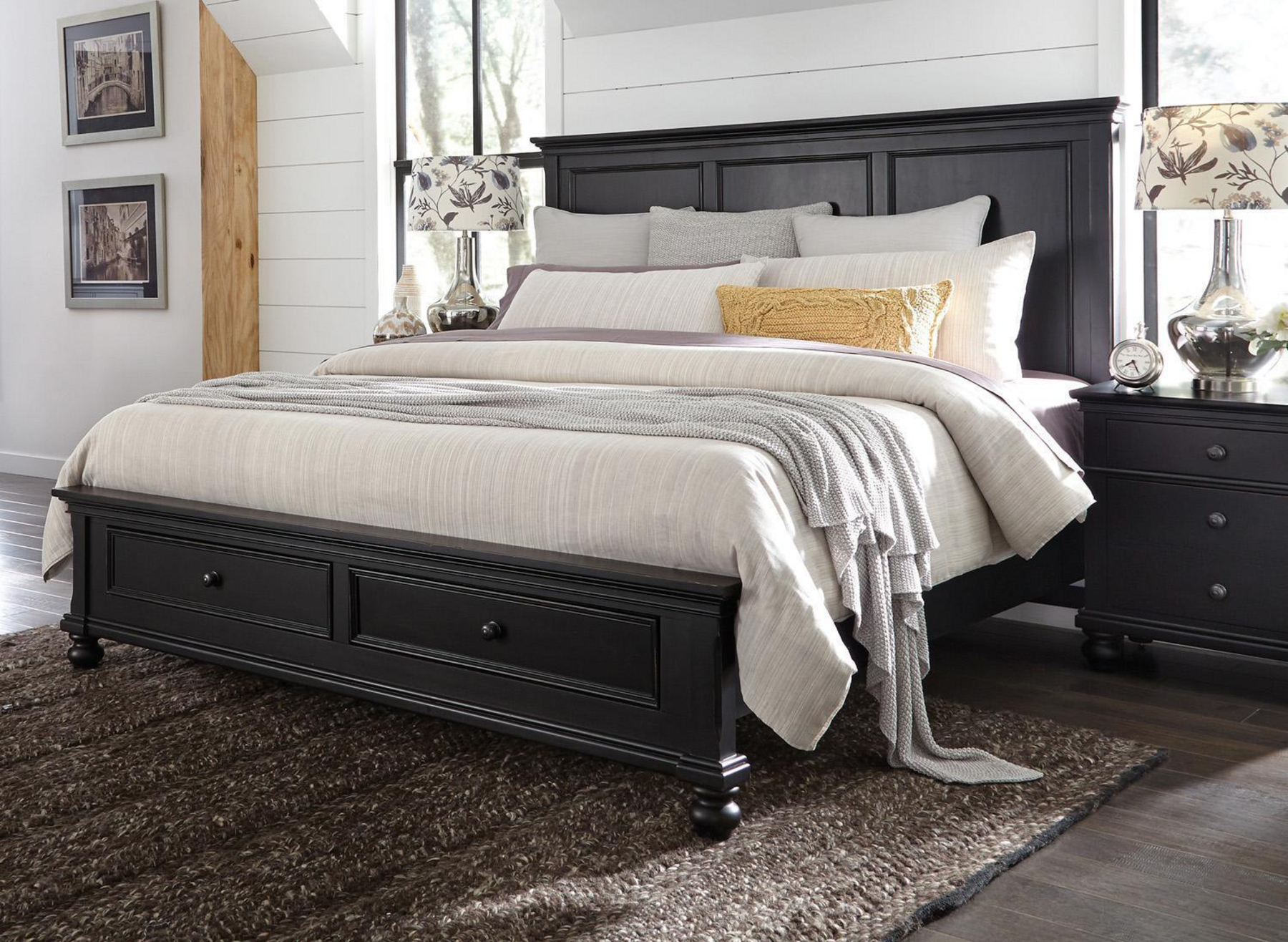 Oxford Storage Panel Bed