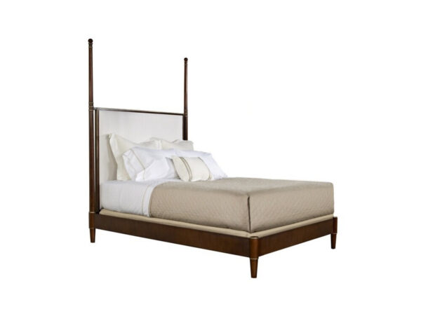 Tompkins Queen Bed with Upholstered Headboard/Low Footboard