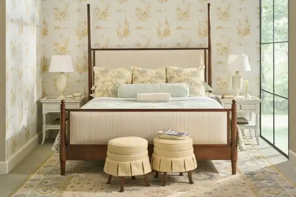 Tompkins King Bed with Upholstered Headboard/Footboard