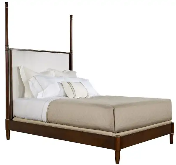 Tompkins King Bed with Upholstered Headboard/Low Footboard