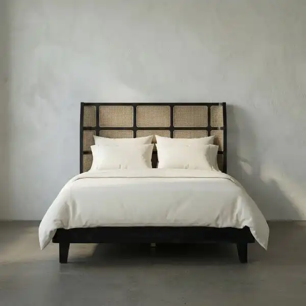 Porto Queen Bed A with Headboard and Frame