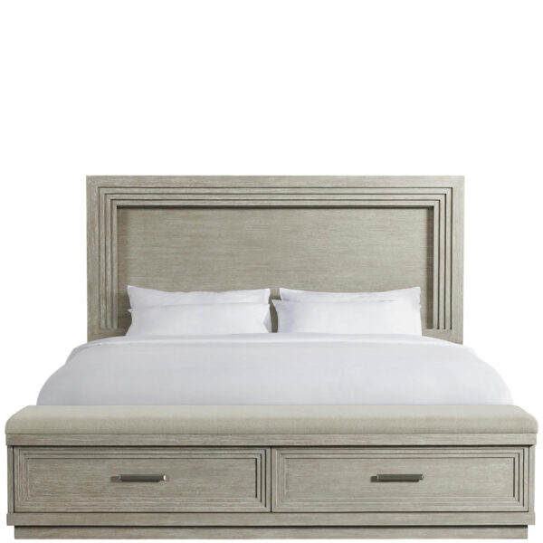 Cascade King Upholstered Storage Footboard