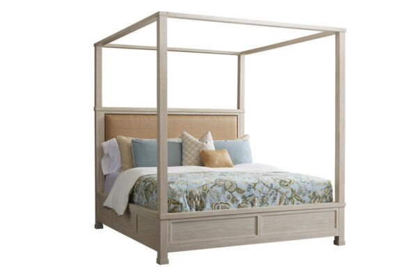 Shorecliff Canopy Bed - Sailcloth, Palmera, King