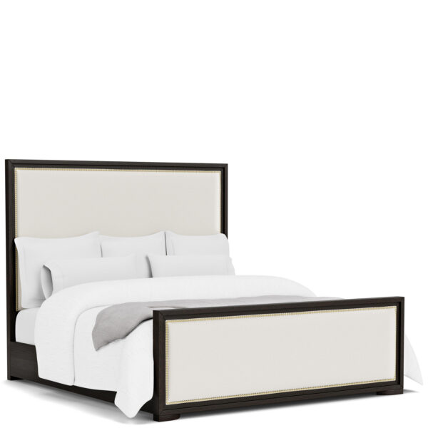 Lydia Upholstered King Bed with Panel Rails
