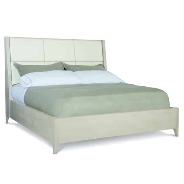 Axiom Uph Queen Panel Bed w/ Wood Footboard