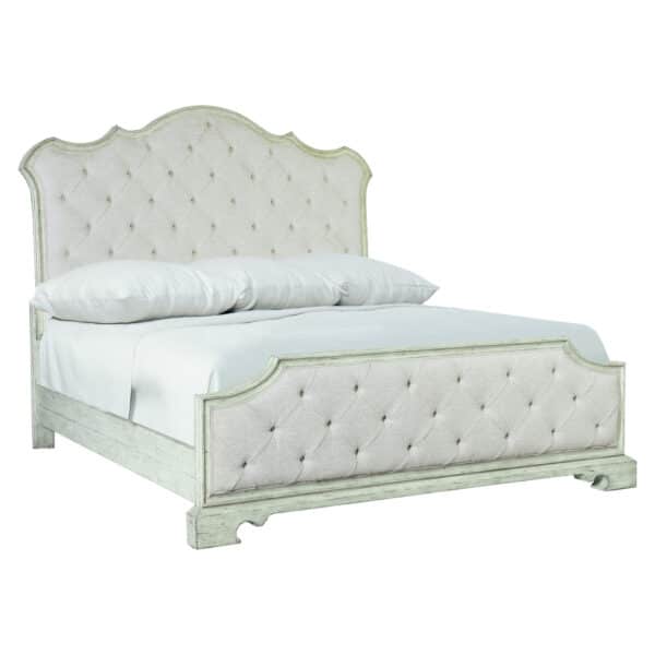 Mirabelle Upholstered California King Panel Bed