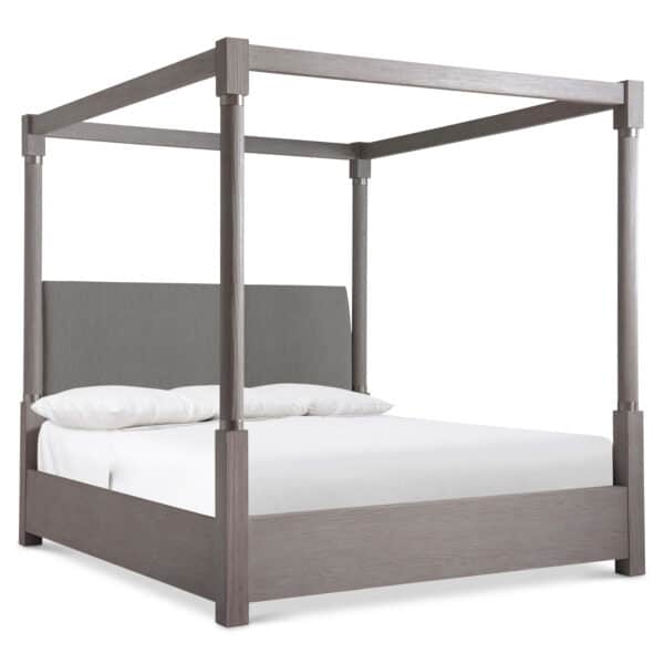 Trianon Upholstered Queen Canopy Bed