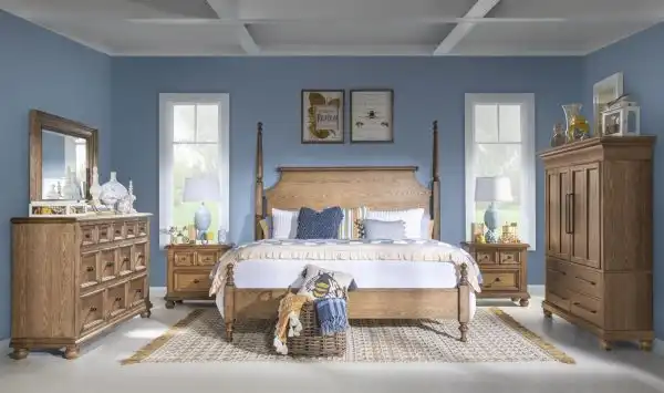 Vintage Market High/Low Poster Bed