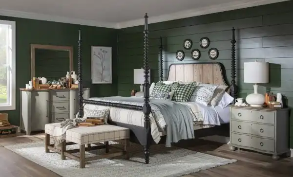 Vintage Market Bobbin Poster Bed