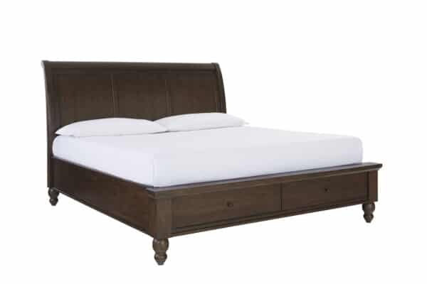 Cambridge King Storage Sleigh Bed
