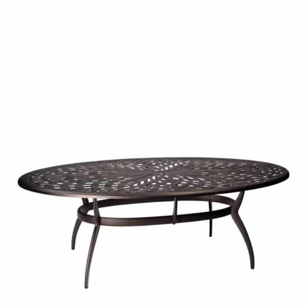 Apollo Oval Umbrella Dining Table