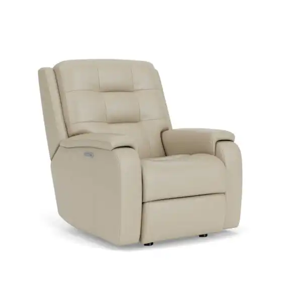 Arlo Leather Power Recliner with Power Headrest & Lumbar