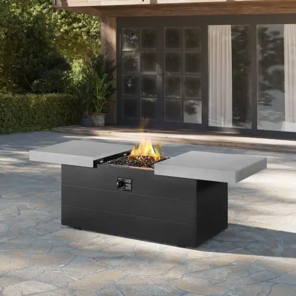 Rectangular Functional Fire Pit