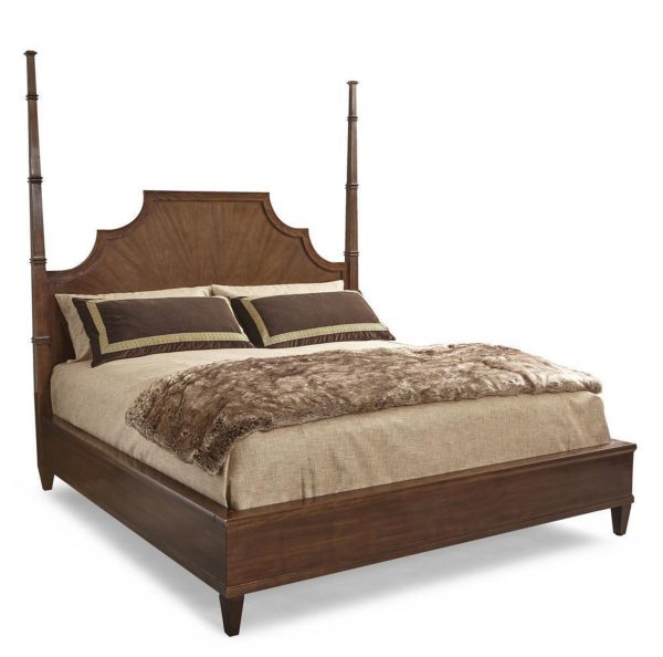 Mazie Wood King Poster Bed