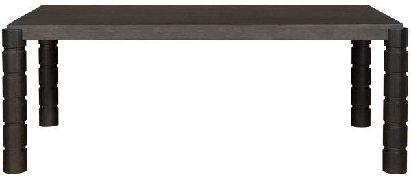 Dining Table with Groove Leg