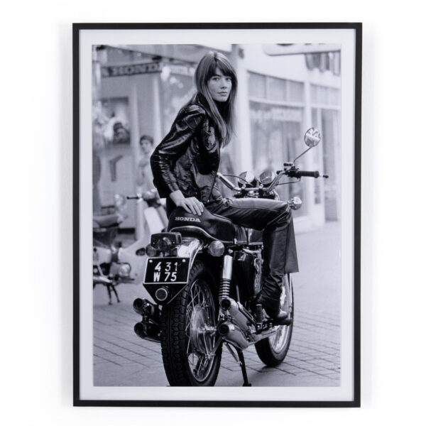Francoise Hardy on Bike by Getty Images