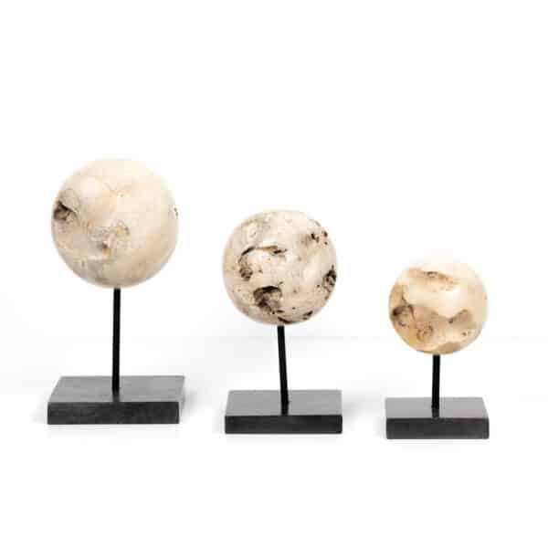 Organic Stone Sculptures, Set of 3