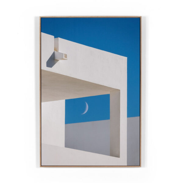 Blue Sky & Half Moon by Getty Images
