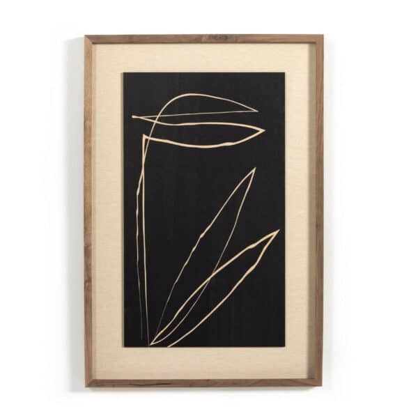 Abstract Botanic Line Drawing by Roseanne Kenny