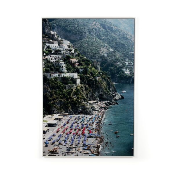 Beach in Positano by Slim Aarons