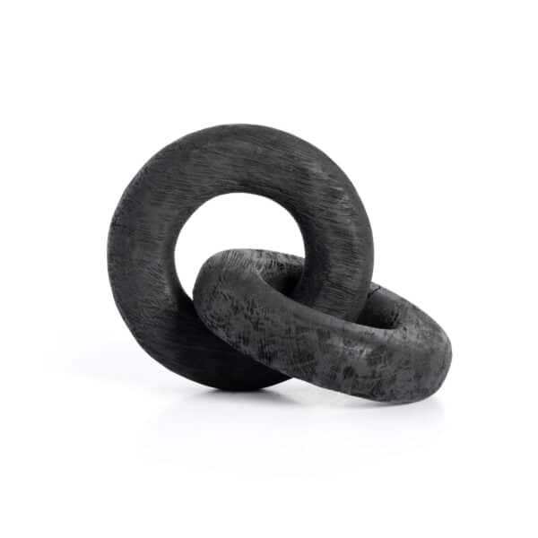 Reclaimed Wood Knot - Carbonized Black