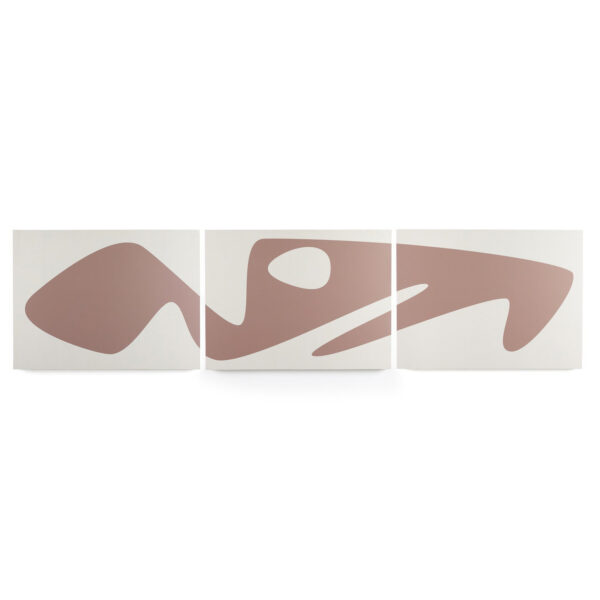 Organic Curves I Triptych by FH Art Studios