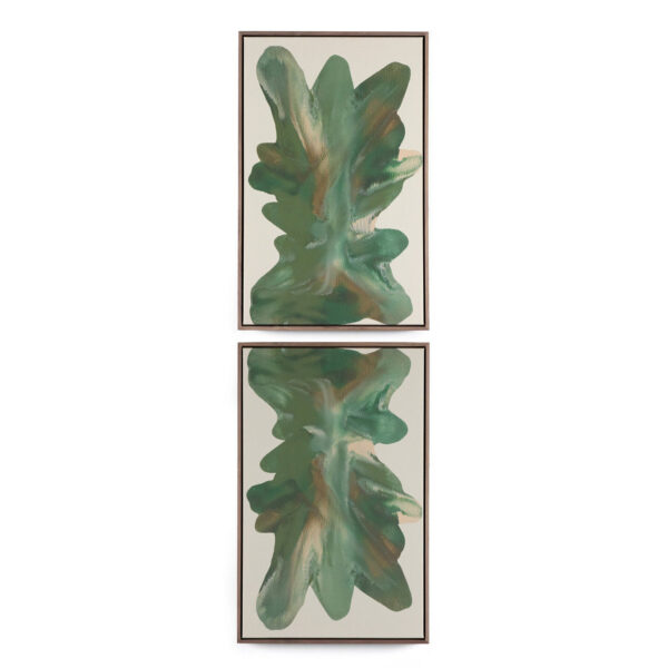Rorschach Forrest Diptych by Orfeo Quagliata