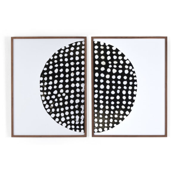 Global Disco Diptych, Black by Jess Engle