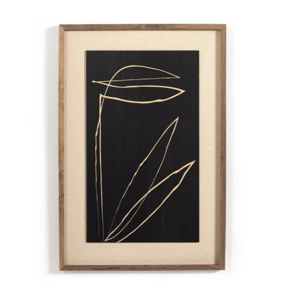 Abstract Botanic Line Drawing by Roseanne Kenny