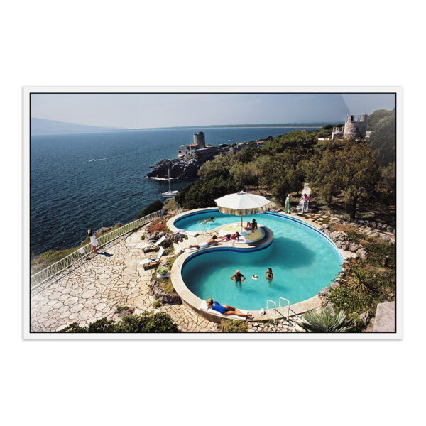 Pool at Villa Gli Arieti by Slim Aarons