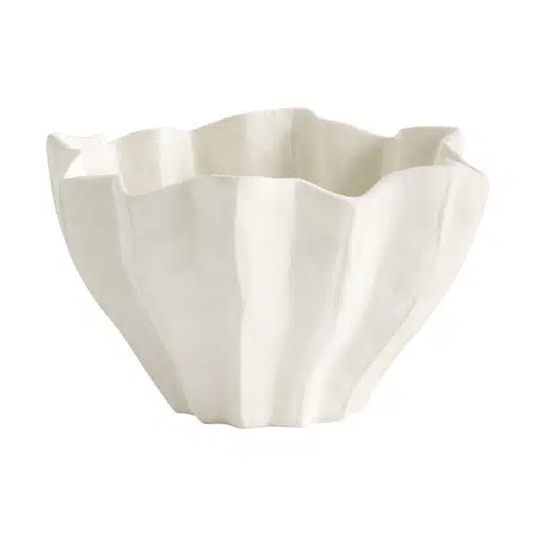 Chloris Large White Bowl