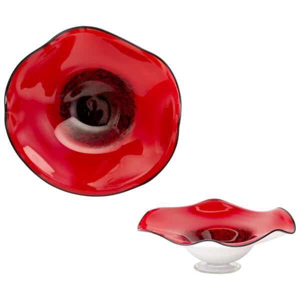 Large Art Glass Bowl