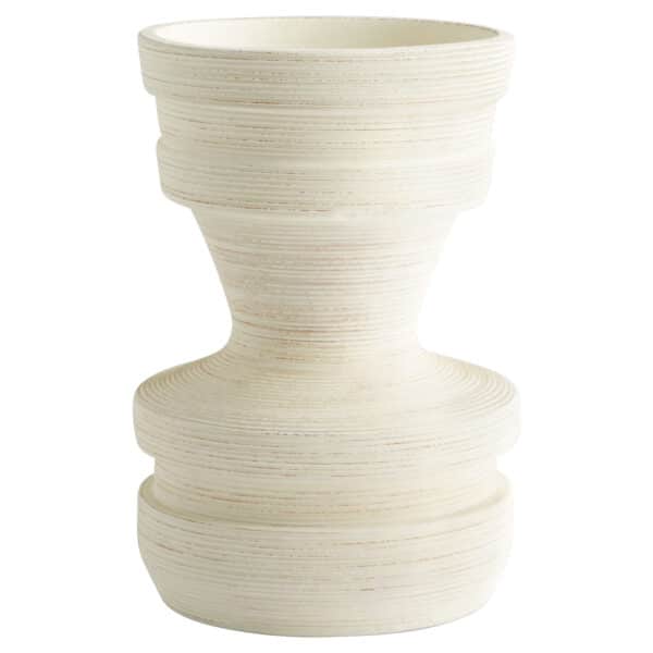 Taras Small White Vase Designed by J. Kent Martin
