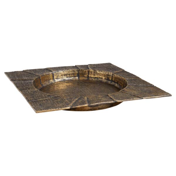 Baxter Mall Antique Brass Tray