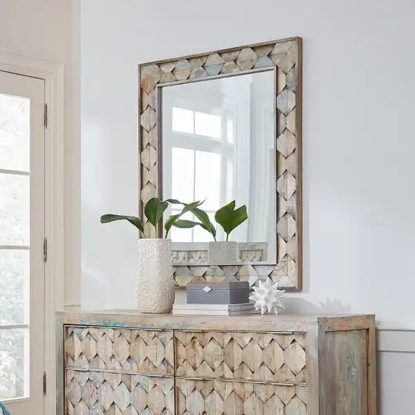 Ibiza Reclaimed Wood Mirror