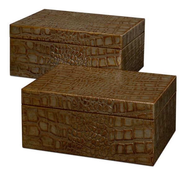 Candece Boxes, Set of 2
