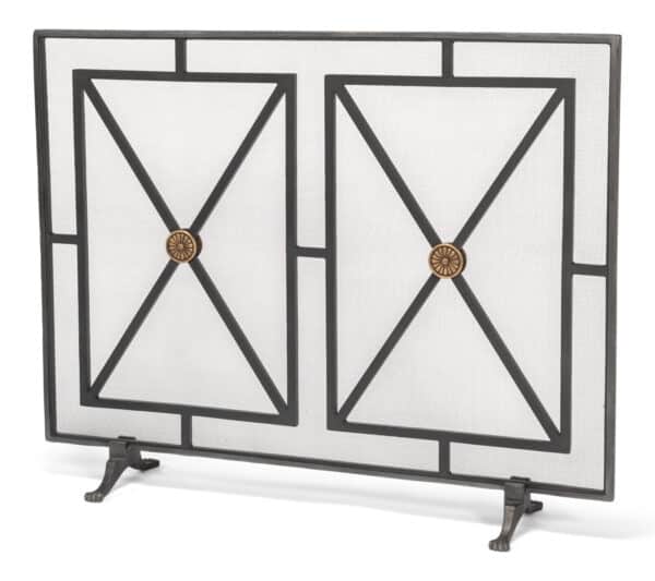 Paneled Fire Screen