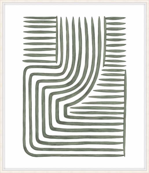 Jungle Edges 1 Wall Art - 23"x29"