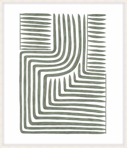 Jungle Edges 2 Wall Art - 23"x29"