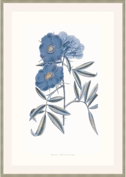 Bouquet Blue 2 Wall Art
