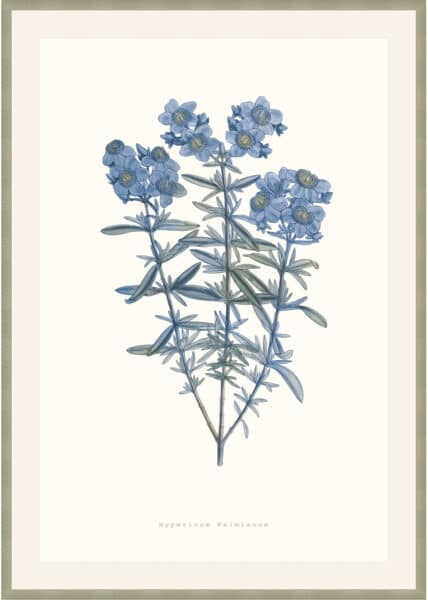 Bouquet Blue 3 Wall Art